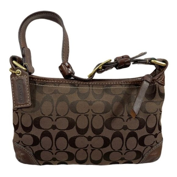 Coach Signature Bleecker Shoulder Bag - Picture 1 of 4